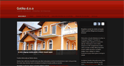 Desktop Screenshot of gotika.hr